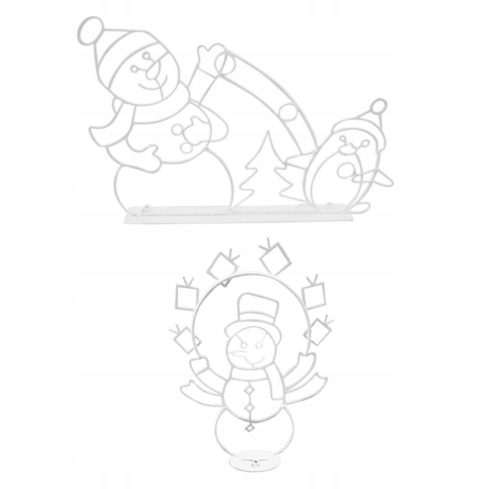 Świąteczne lampki LED Pathway Marker Bałwan i Marka bez marki