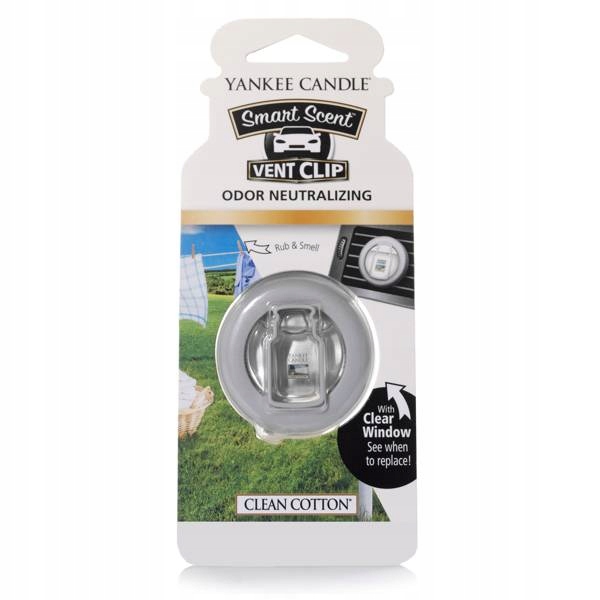 

Yankee Candle Car Vent Clip Clean Cotton