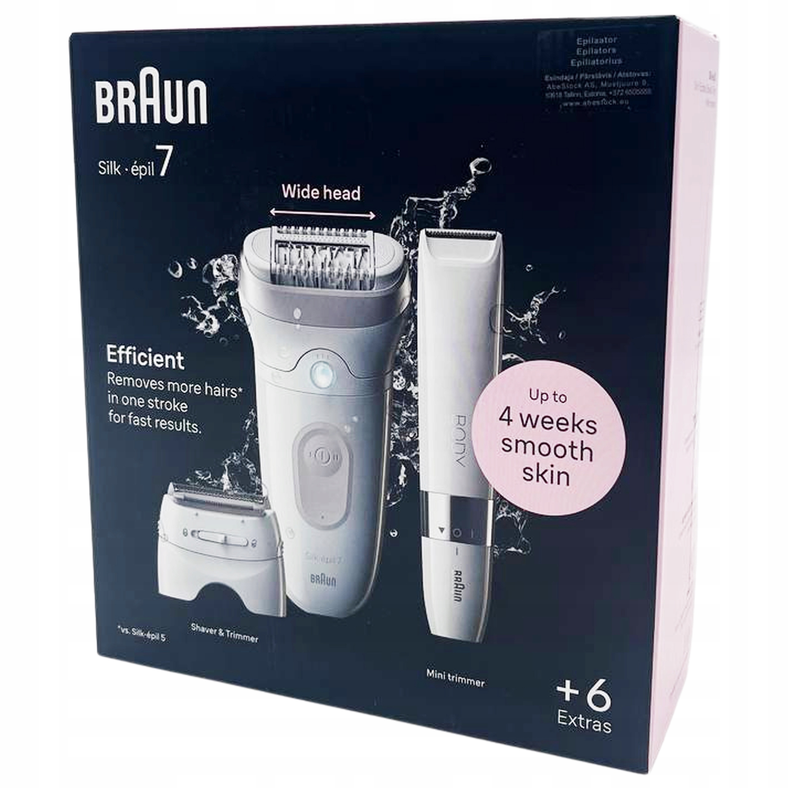 Depilátor Braun 7-441 Silk-épil 7 na mokro i na sucho