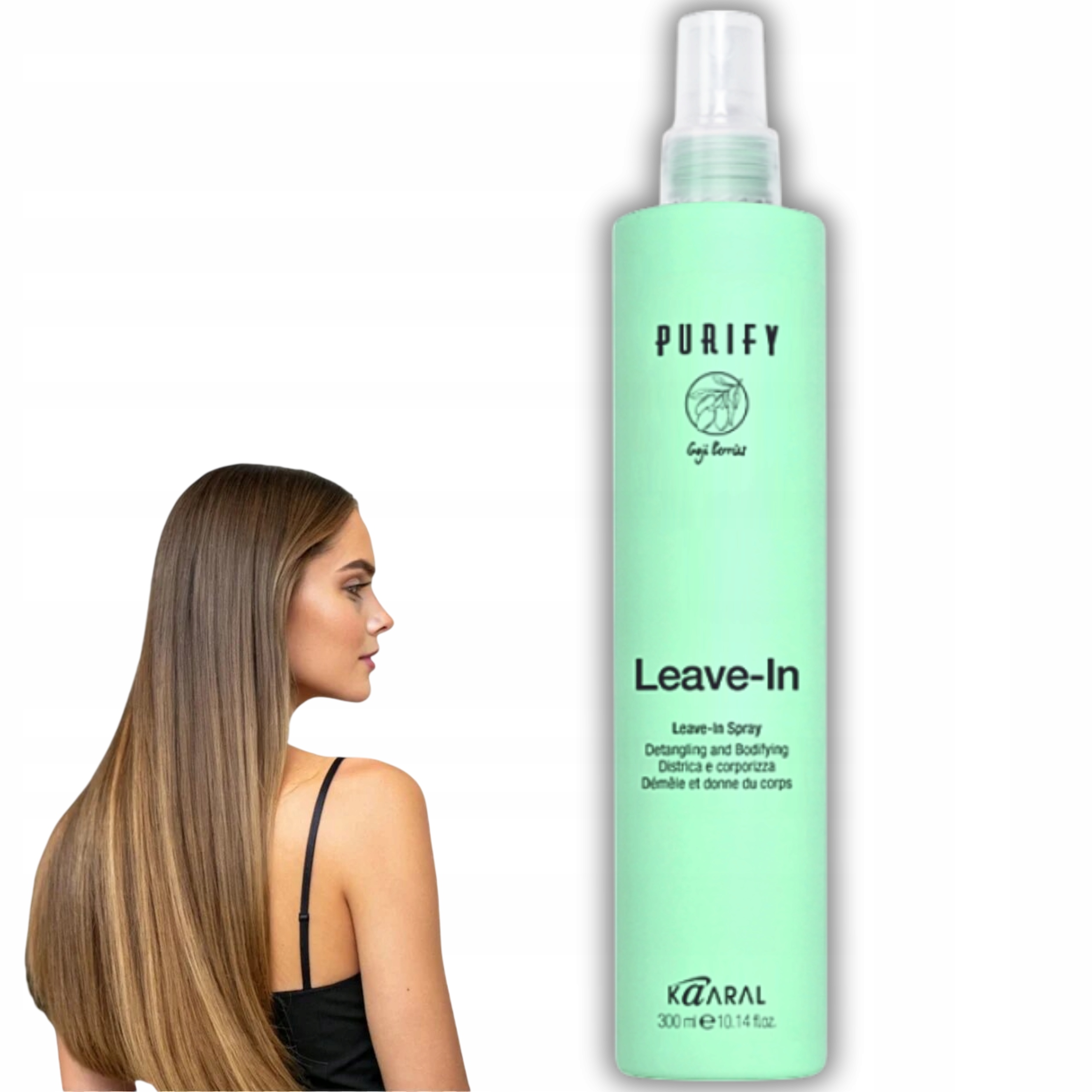 Kaaral Purify Leave-in Výživný Sprej Goji Bez Oplachování 300 ML