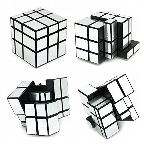 KOSTKA MIRROR CUBE SREBRNA ASYMETRYCZNA 3X3 QY EAN (GTIN) 6920225175106