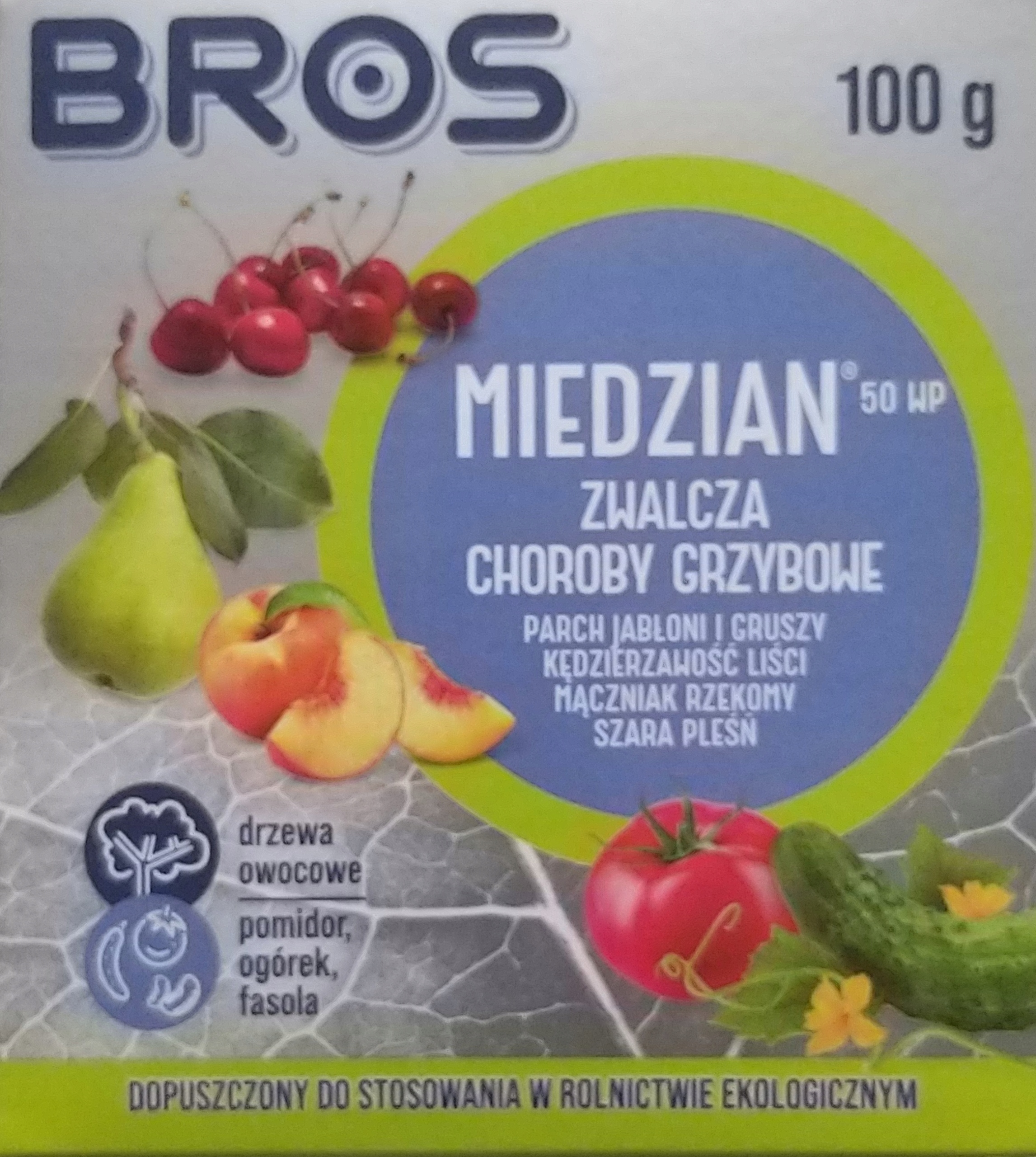 

Bros Miedzian 50 Wp zwalcza choroby drzew 100g