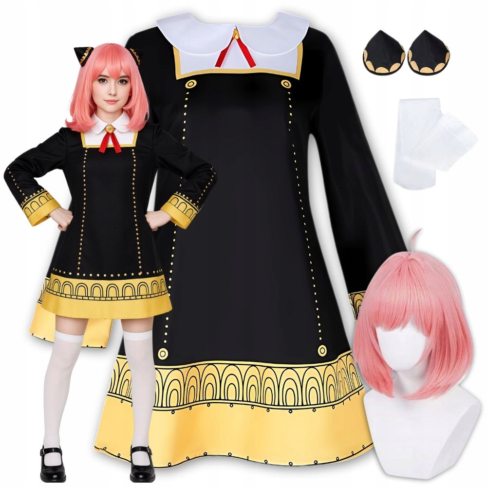 Kostým Převlek Anya Forger Spy X Family Anime Cosplay 152 158 Xs