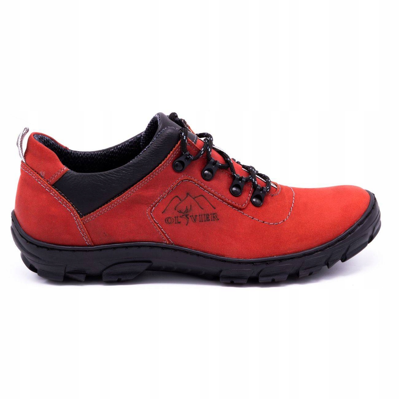 

Czerwone Skóra naturalna Buty Olivier r.40