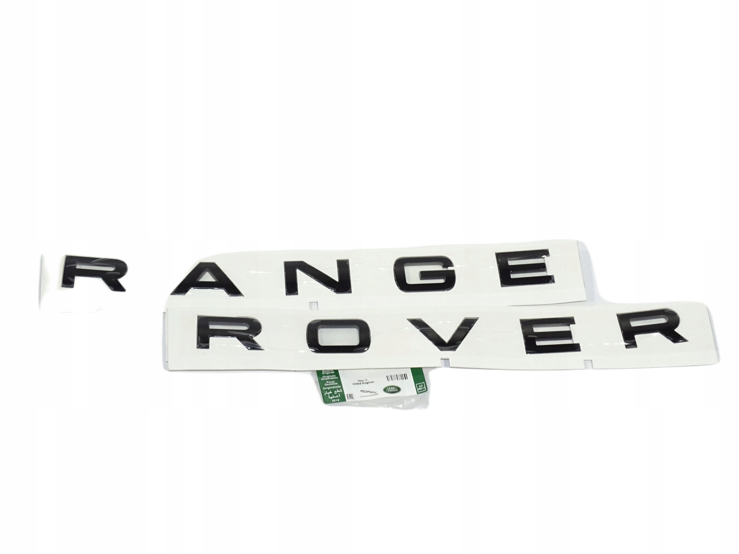 Nowe ORYGINALNE napisy maski RANGE ROVER EVOQUE L538 -18 LR043667 LR043668