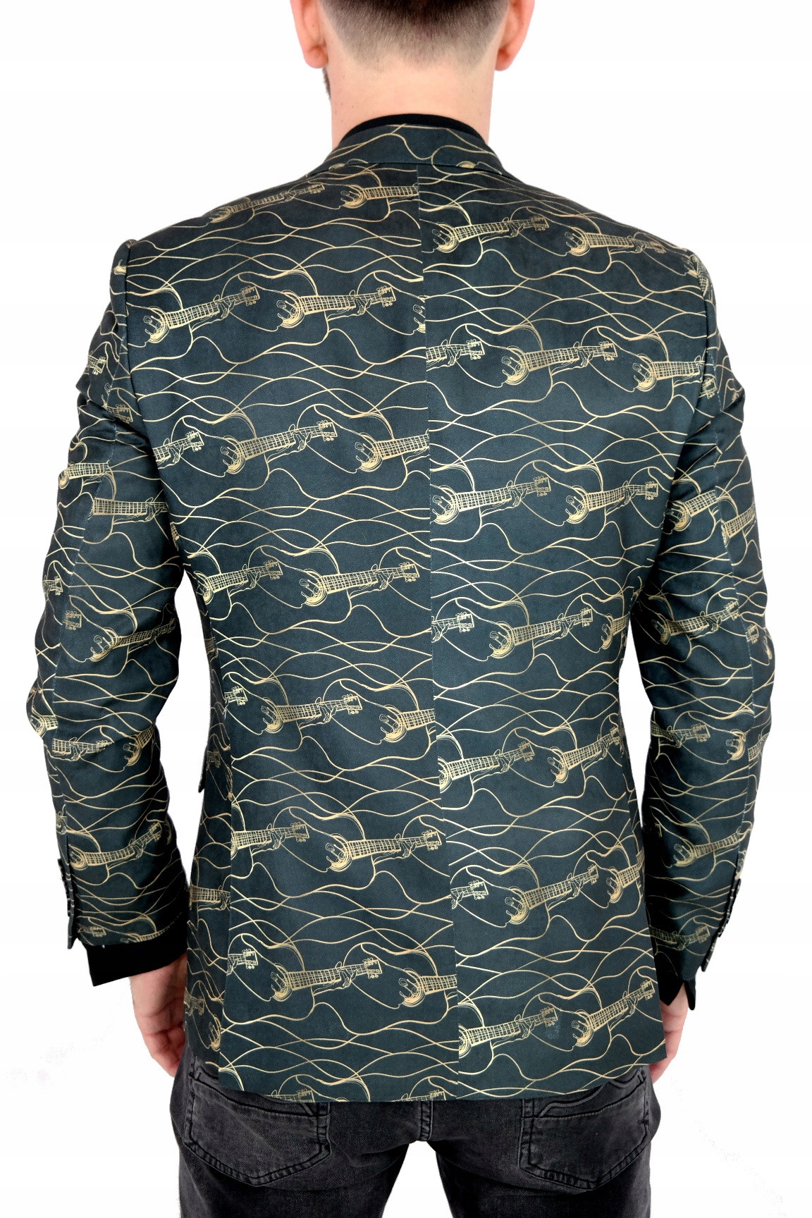 GIOVANNI PERA Marynarka męska D802 gitary 50 M Rodzaj jednorzędowy