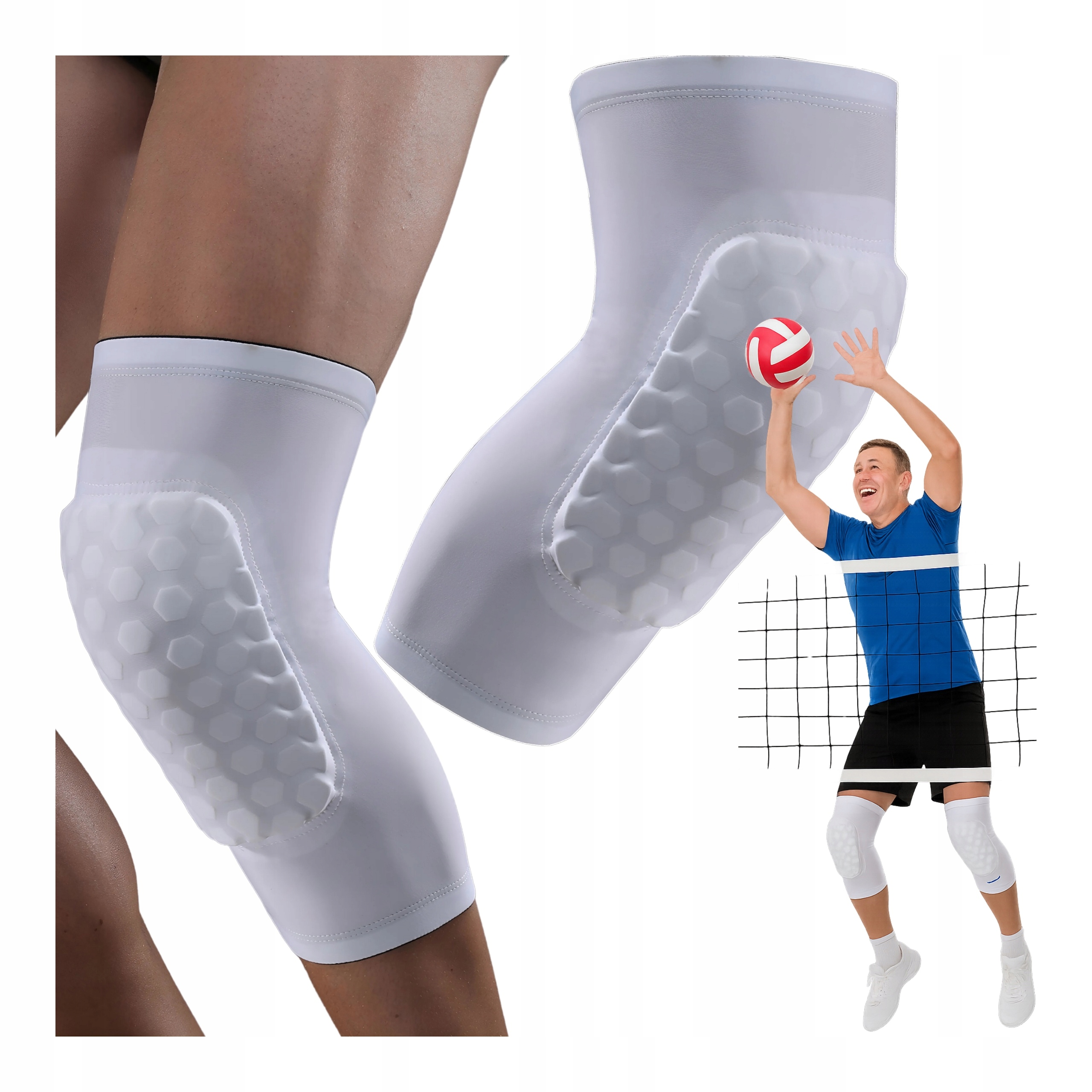 Volejbalové chrániče kolen, velikost S/m Elastické