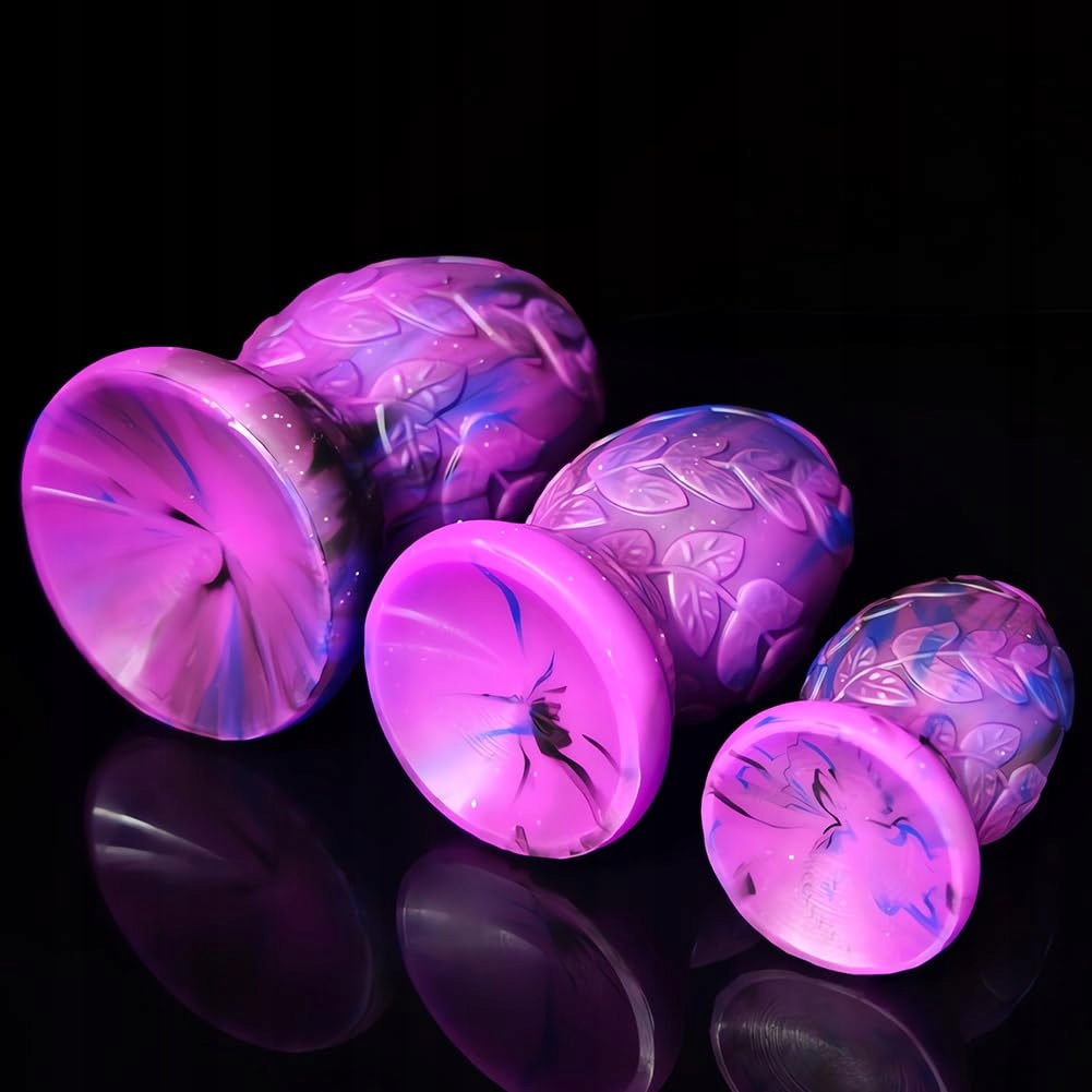 SXOVO Korek Analny Silikonowy z Przyssawką 3D Wzór Fantasy dla Par — miniatura 6