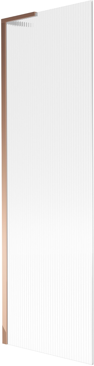 Mexen Next L Parawan Nawannowy 1-SKRZYDŁOWY 60X150 CM Prążki Różowe Złoto