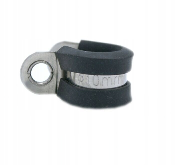 

Obejma 24mm nierdzewna z gumą rurowa Klemme W4