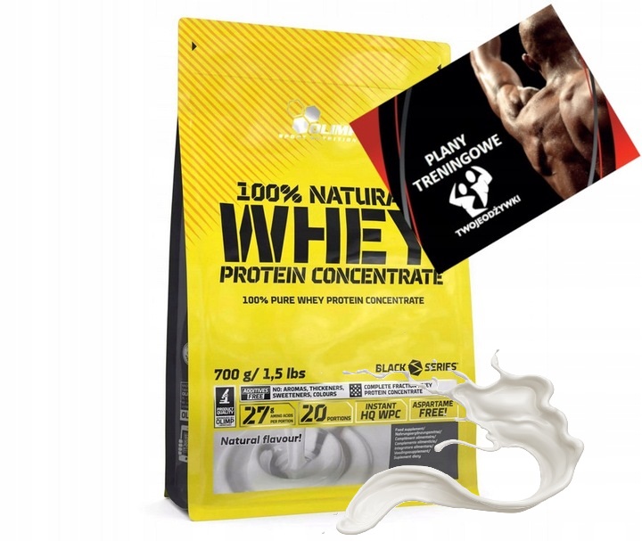 Olimp 100% Whey Protein Concentrate 700 g Natural Bílkovina Wpc Vitamíny Bcaa