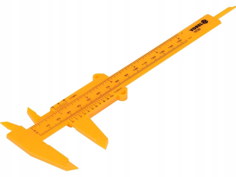 VOREL - LEKKA PLASTIKOWA SUWMIARKA ANALOGOWA - 150 MM