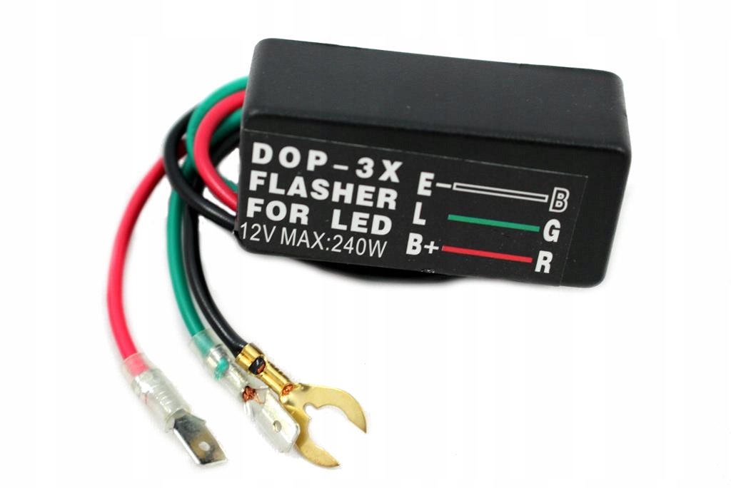 Przerywacz kierunkowskazów 3pin LED 12v przekaźnik