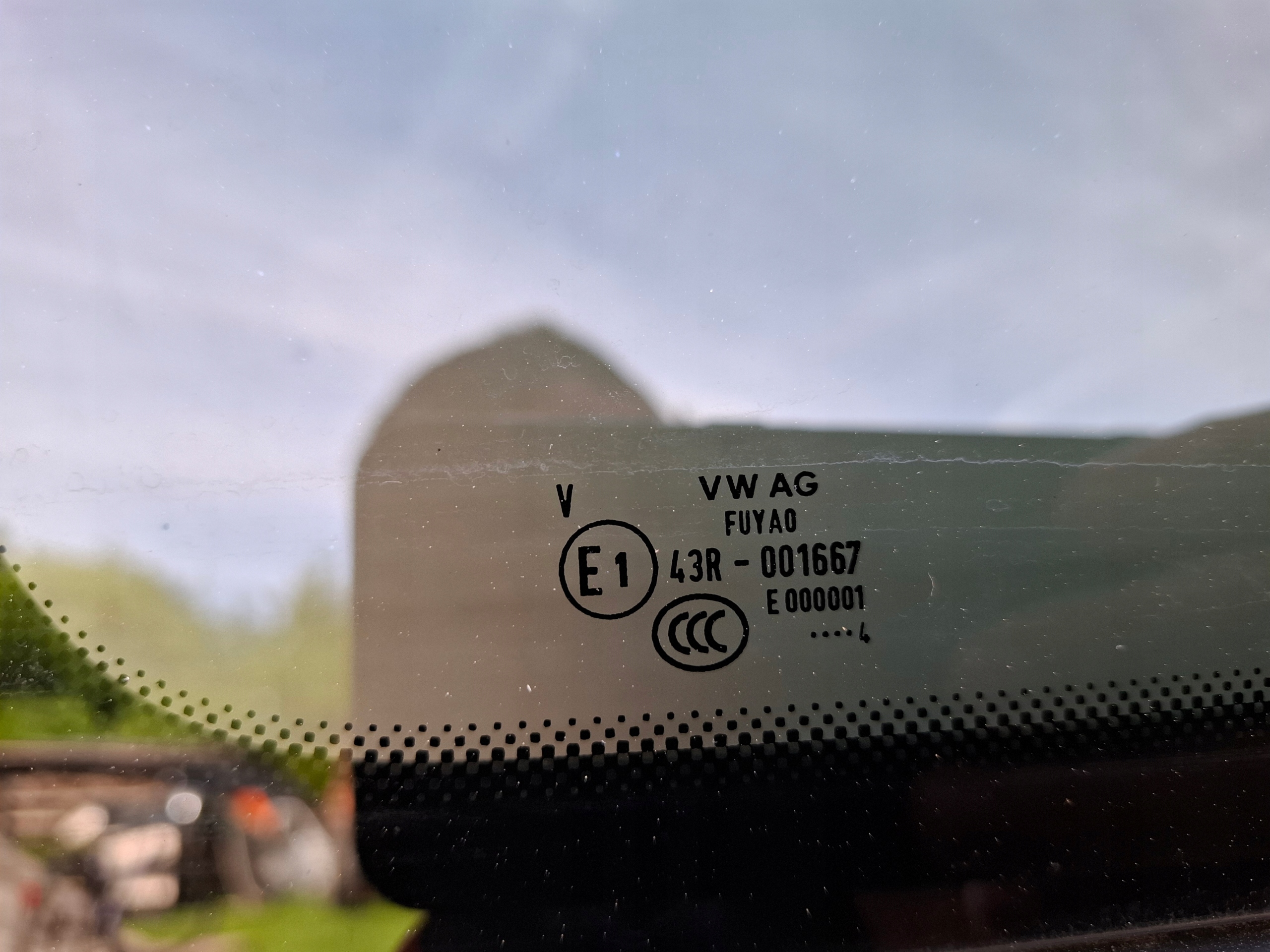 door right front TYLK VW UP 14r black, LC9X