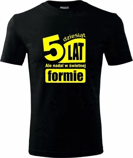 

50 Urodziny Upominek Koszulka Męska Super Prezent