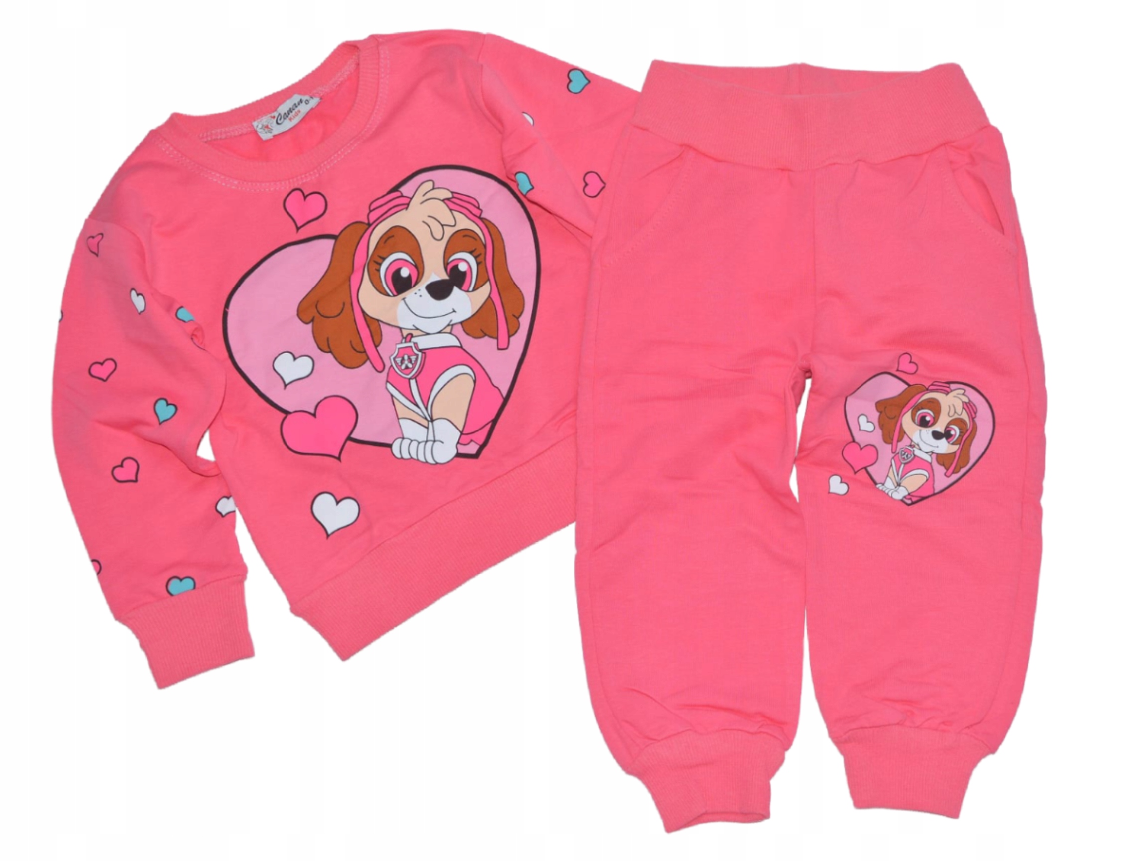 Teplá súprava teplákov 98-104 3-4 joggers Paw Patrol Skay bavlna Labková patrola