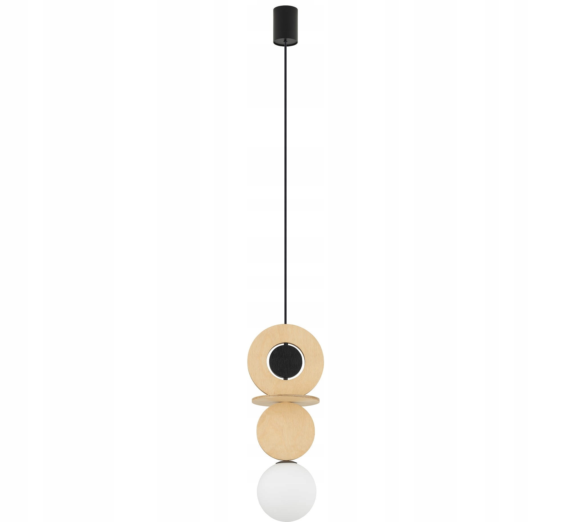 Závěsné stropní svítidlo dřevěná do obývacího pokoje, jídelny, kuchyně Drops Wood A