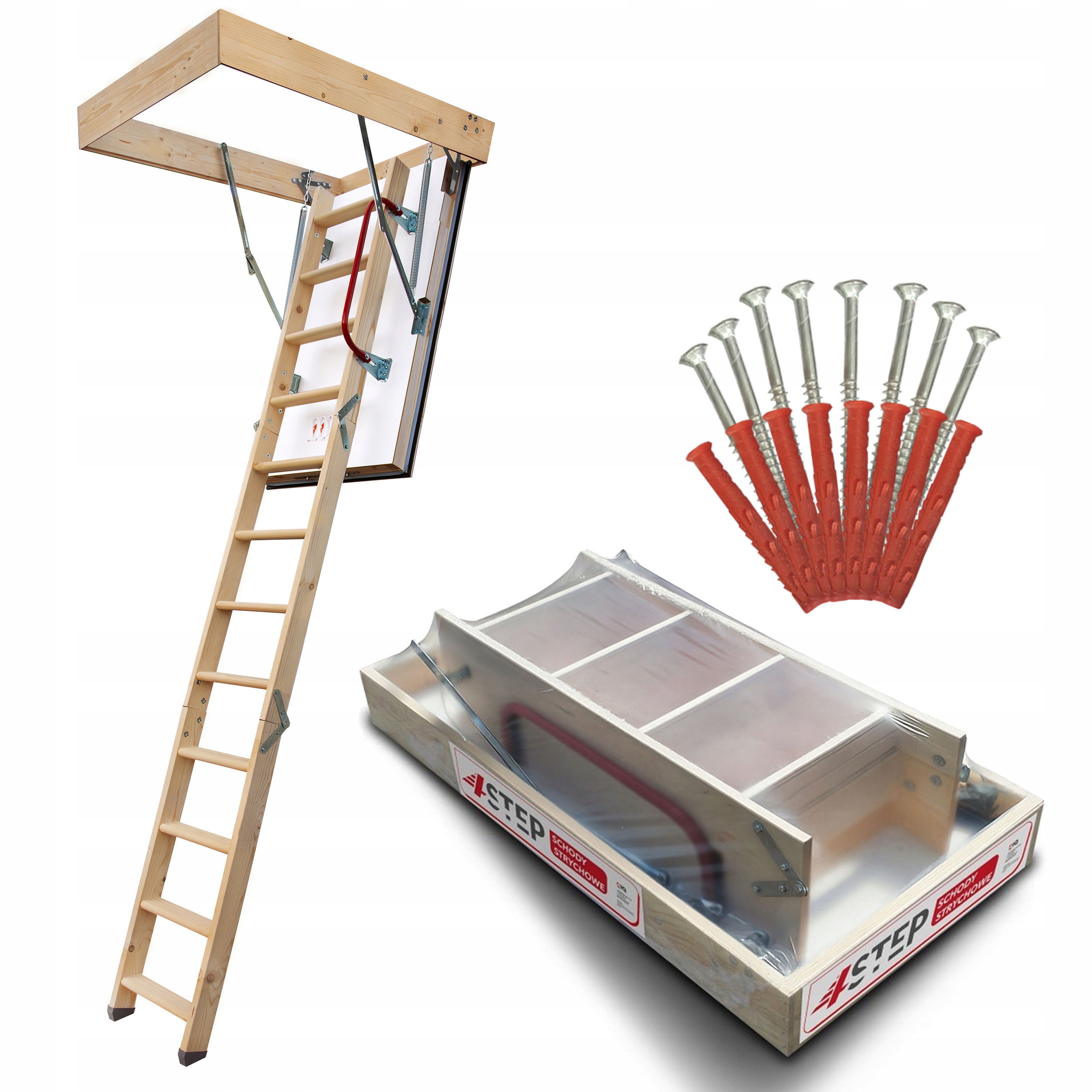 Půdní schody Nordic 0,44W/m2K 87 mm 120x70 Druhé těsnění Šrouby Bonus