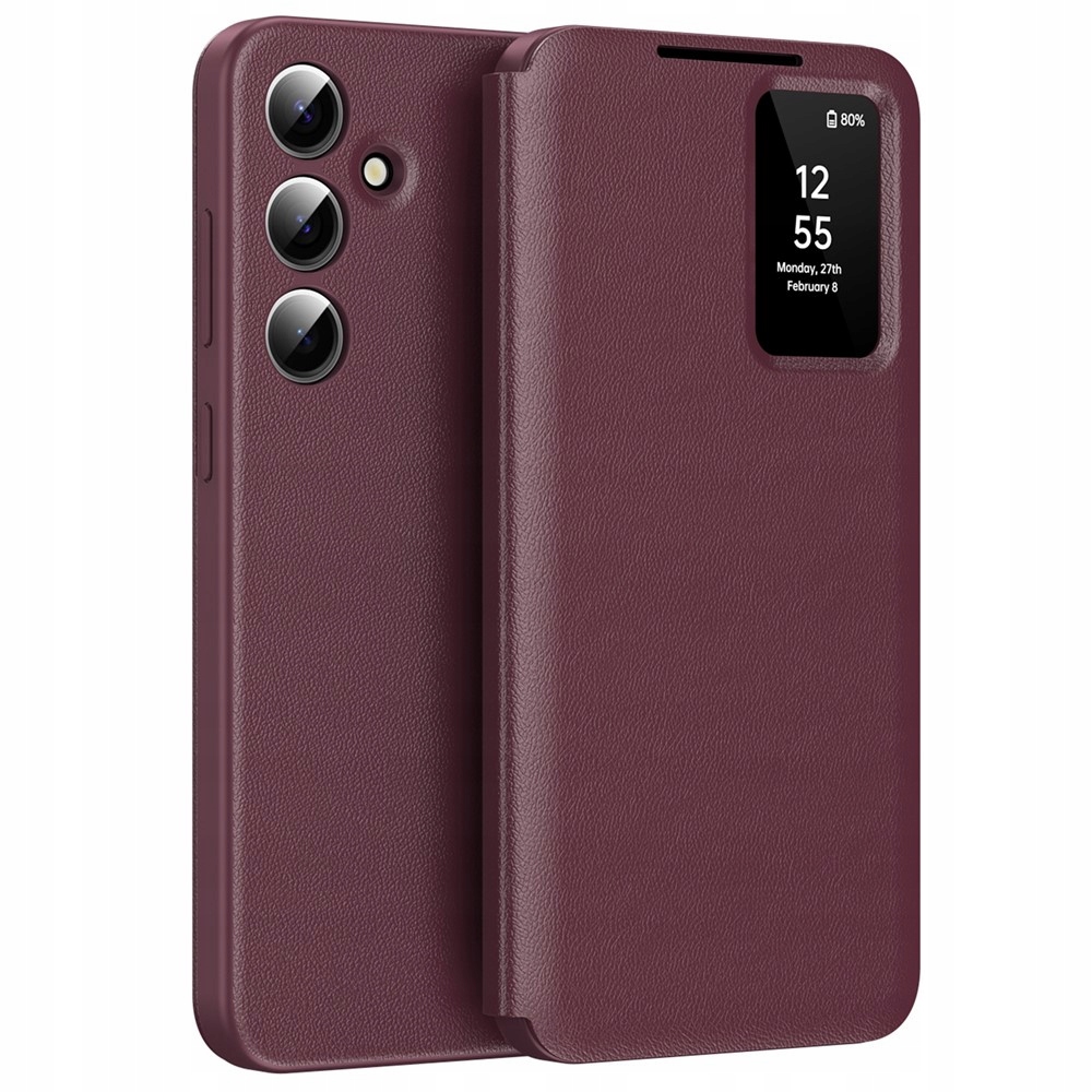 Etui Z Klapką Smart View Do Samsung Galaxy S25 Fe Obudowa Case Pokrowiec