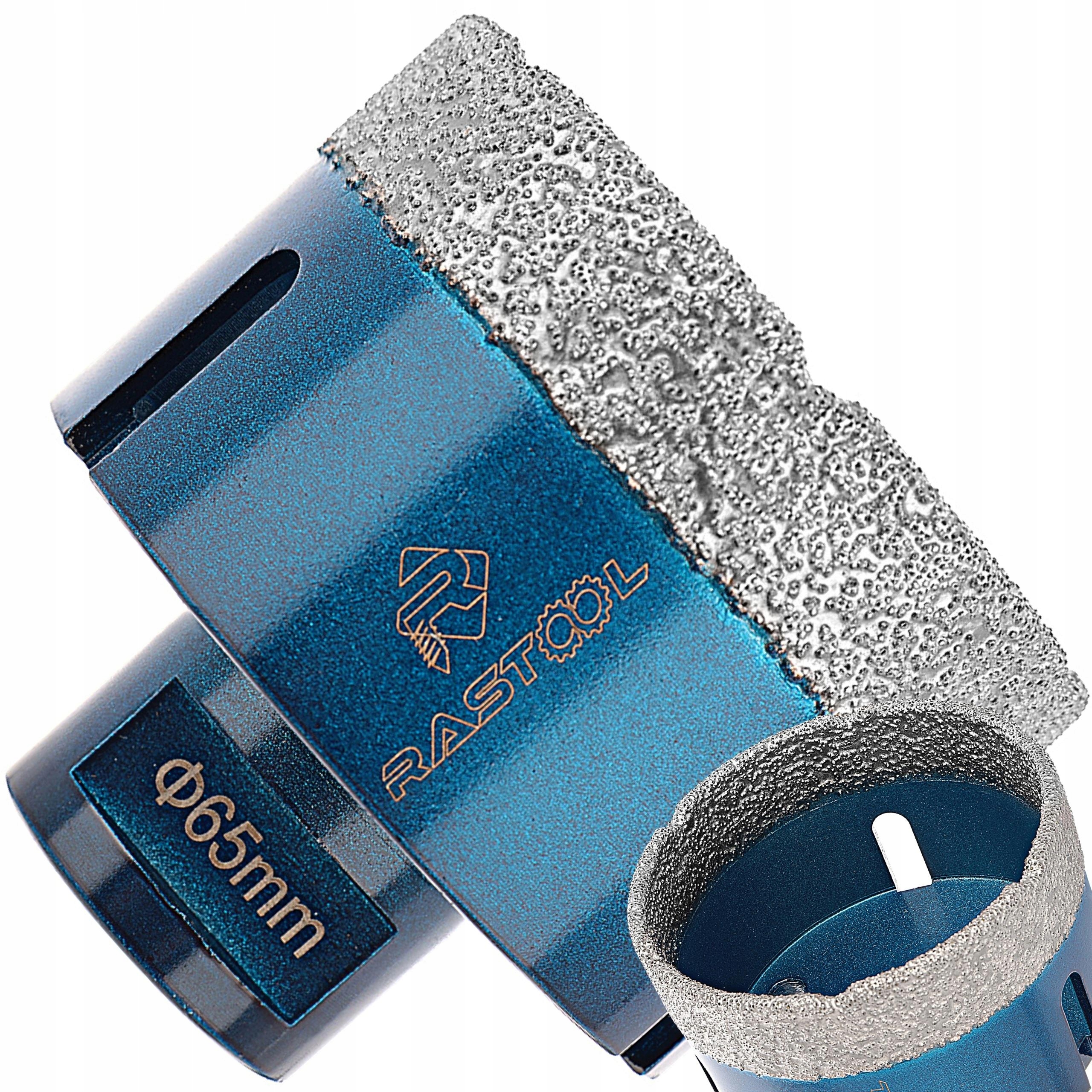 

Koronka Diamentowa Rastool 65MM Otwornica M14 Gres