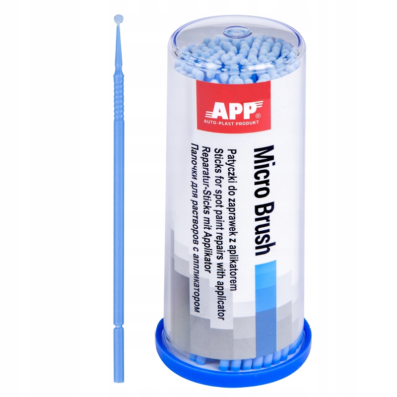 APP patyczek do zaprawek aplikator NIEBIESKI 2 mm