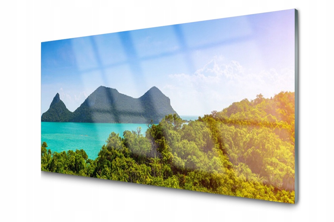 

Panel szklany Płytka Góry Morze Drzewa 140x70