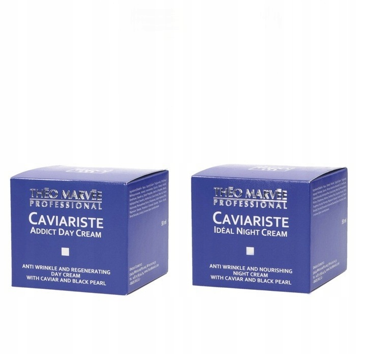 Theo Marvee Caviariste Zestaw z Kawiorem Krem Dzień 50ml Noc 50ml
