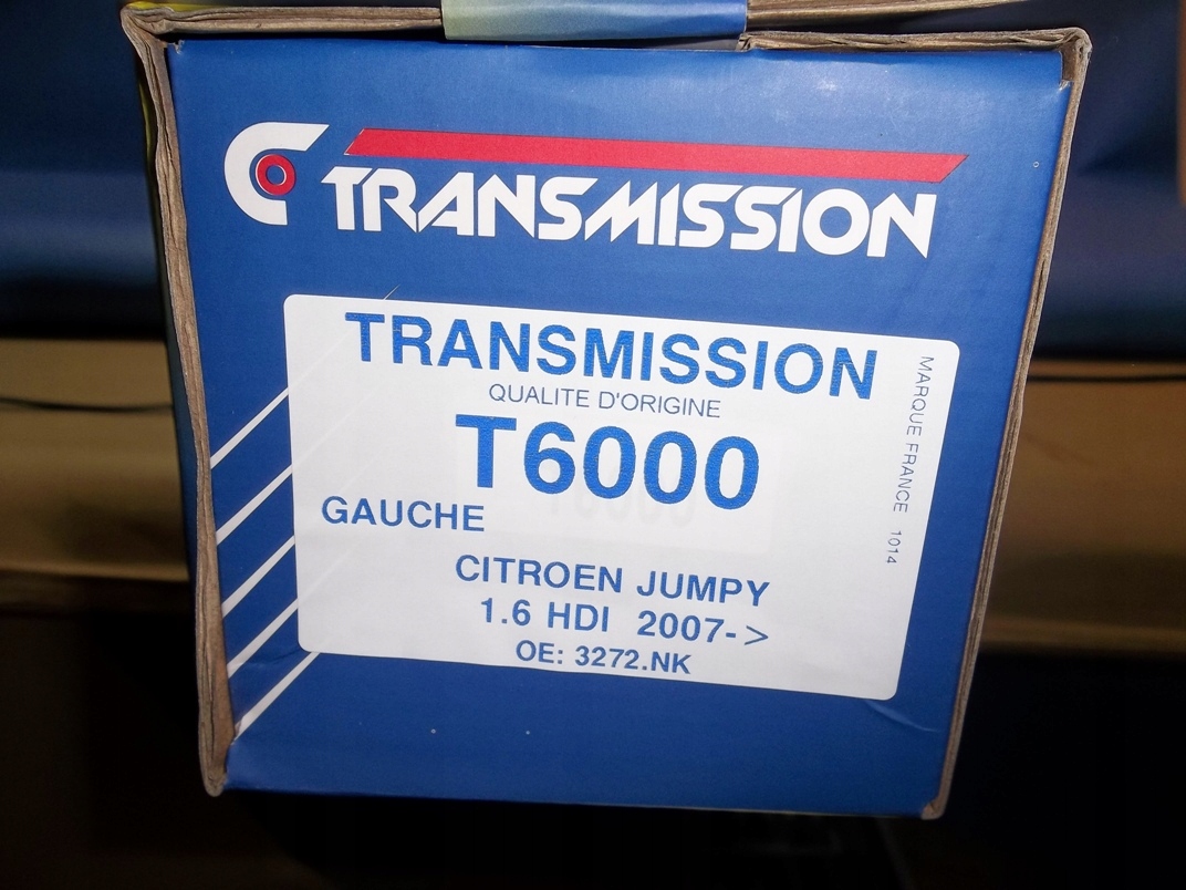 Nowa PÓŁOŚ NAPĘDOWA Citroen JUMPY 1.6HDI 07> BE4T LEWA 3272NK Producent części GRESA