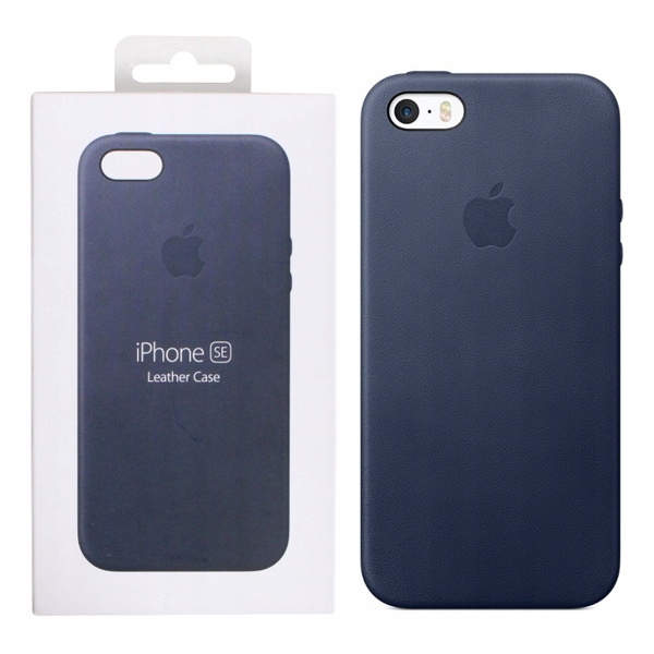 

Oryginał Etui Plecki Skórzane Apple iPhone 5 5S Se