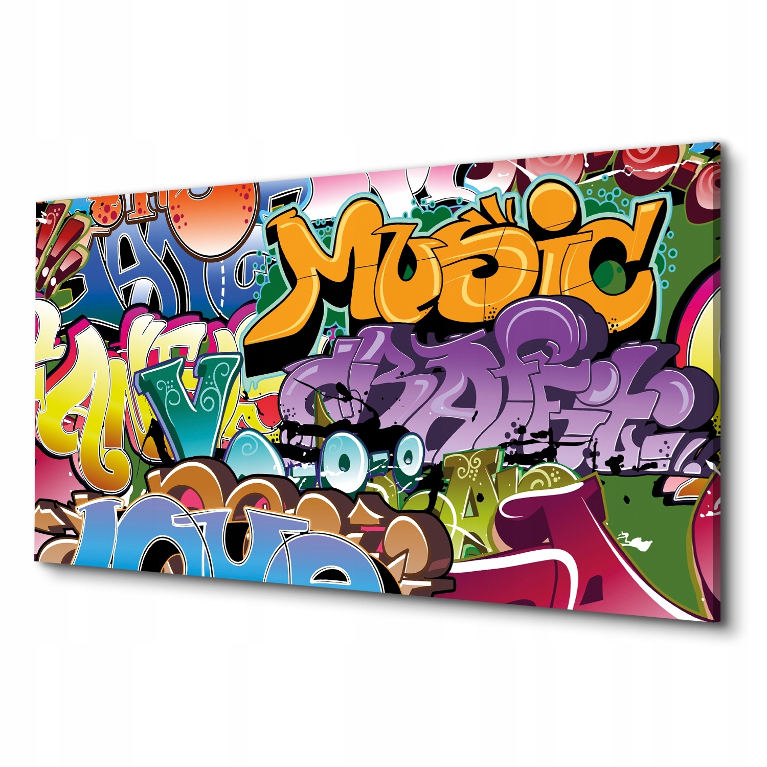 

Obraz na płótnie do jadalni Napisy graffiti 100x50