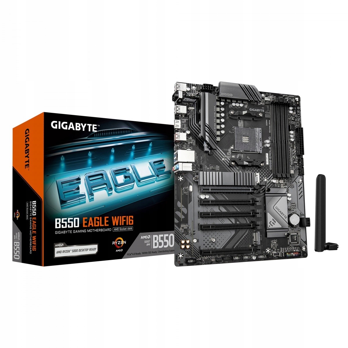 Gigabyte Płyta główna B550 Eagle WIFI6 AM5 4DDR4