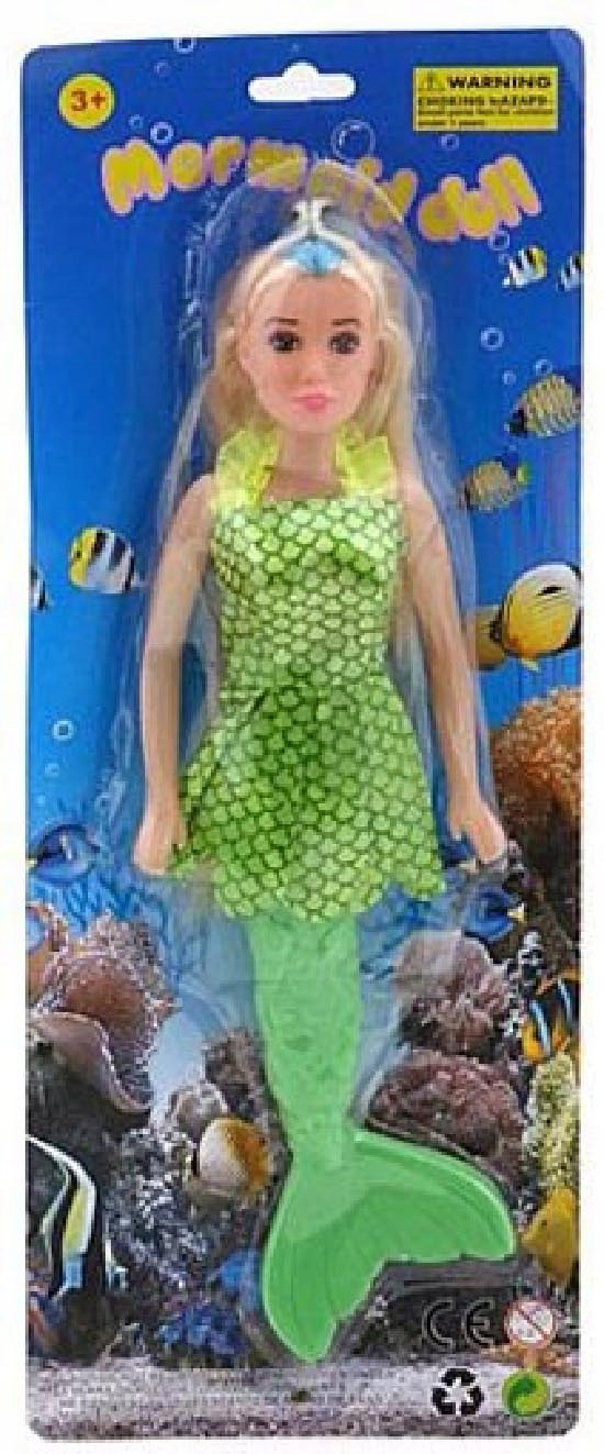 

Lalka Syrenka Laleczka 26cm Mermaid Zielona