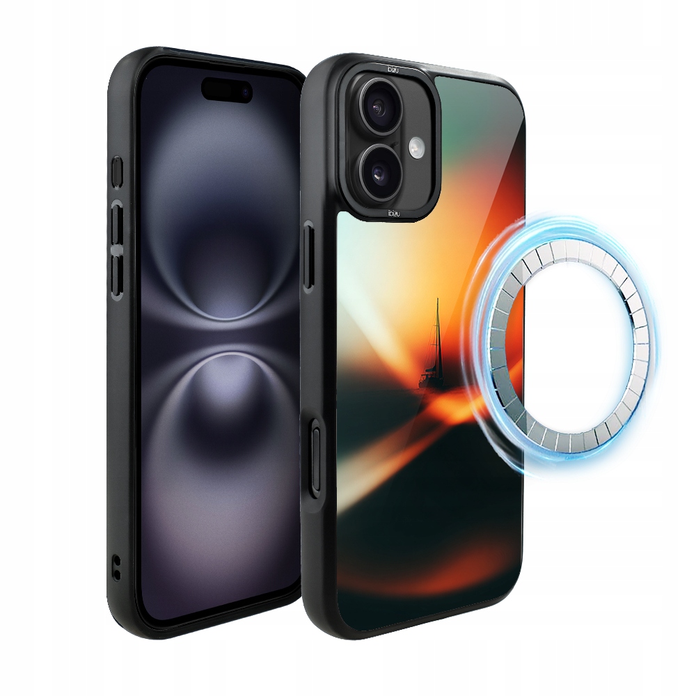 Pouzdro pro iPhone 16 Ibizu DropGuard Matt s MagSafe, Golden Hour