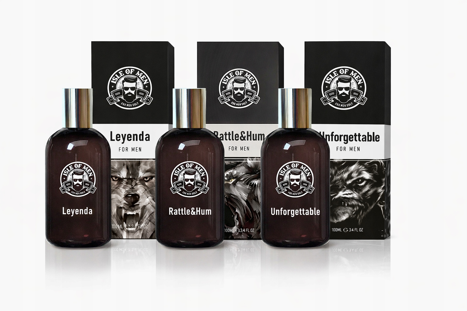 3x parfém Isle Of Men 100 ml mix za cenu 2