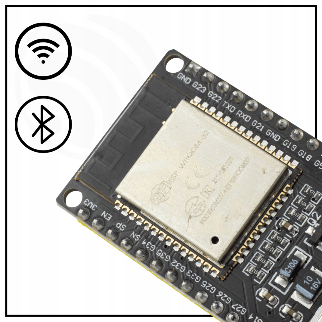 ESP32 ESP-WROOM-32 ESP32 WiFi+Bluetooth NodeMCU Rodzaj inny