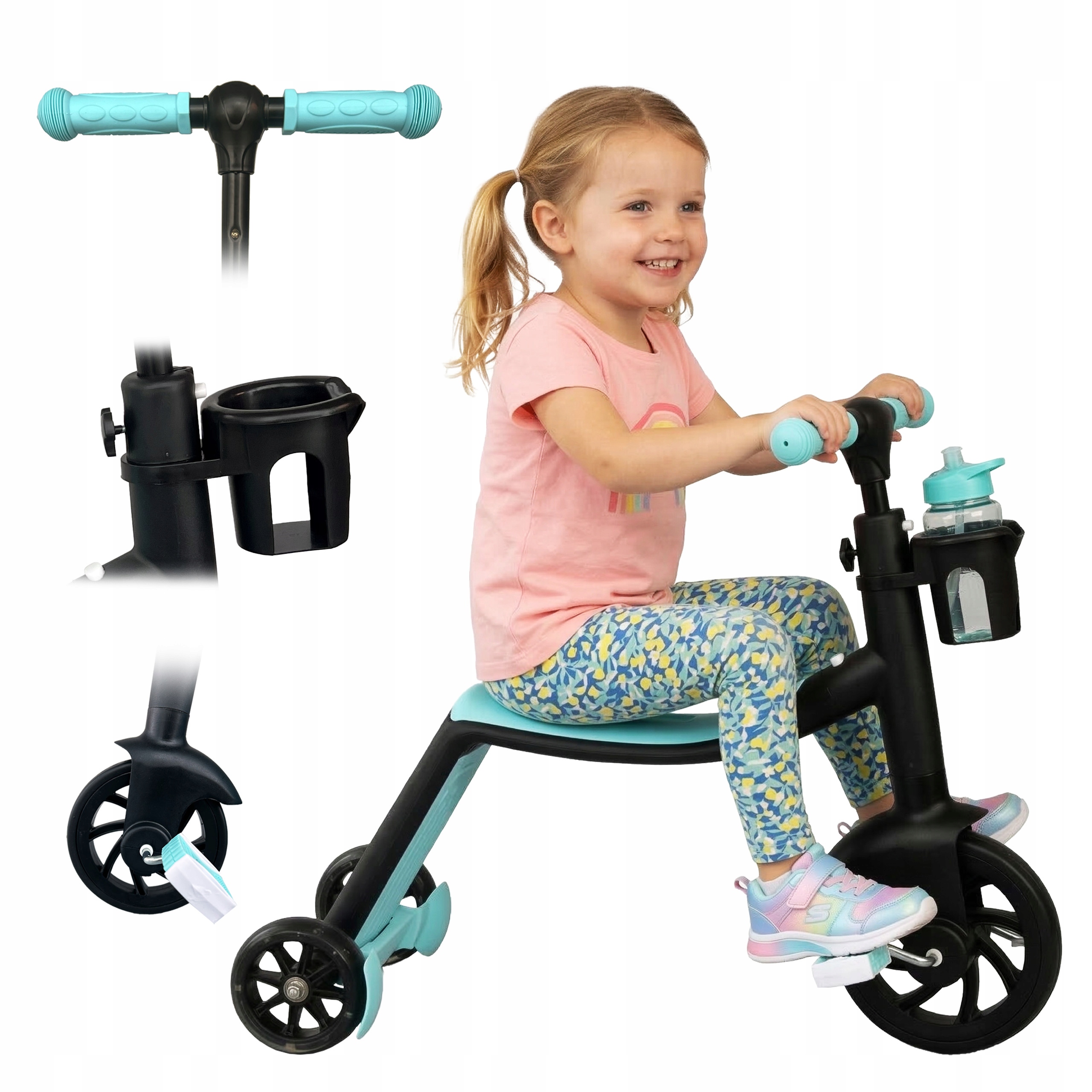 Rowerek trójkołowy 3w1 rower dziecięcy dla dzieci biegowy hulajnoga Playio