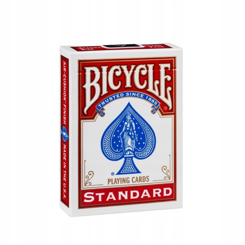 Bicycle STANDARD Back RED - karty klasyczne