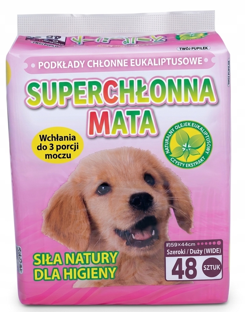 Japonské Podložky Pro Psa Kočku Eukalyptus 44X59 48 Ks 4 Vrstvy