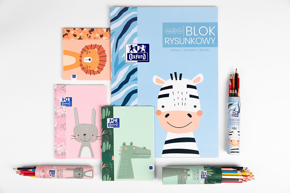 BLOK RYSUNKOWY OXFORD KIDS A4/20K Marka Oxford