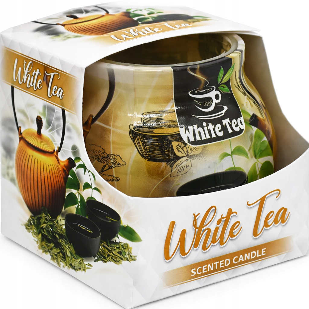 Świeca zapachowa parafinowa Miral 80 g WHITE TEA Biała herbata