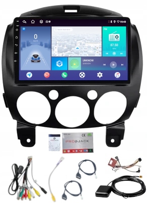 Rádio Navigácia Carplay Android Mazda 2 2007-2014 4GB 64GB Sim