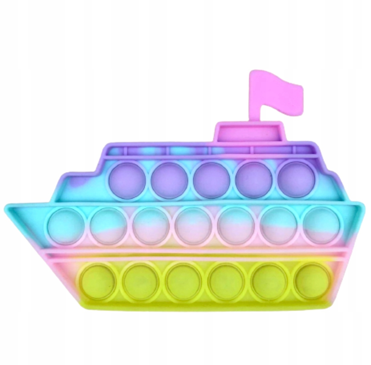 POPIT GRA ZABAWKA ANTYSTRES POP IT BĄBELIKI STATEK