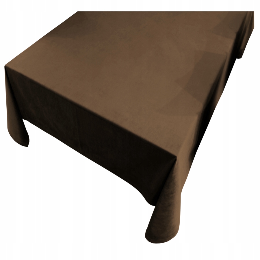 Obrus Welurowy Imperial 140x180 welur velvet brązowy