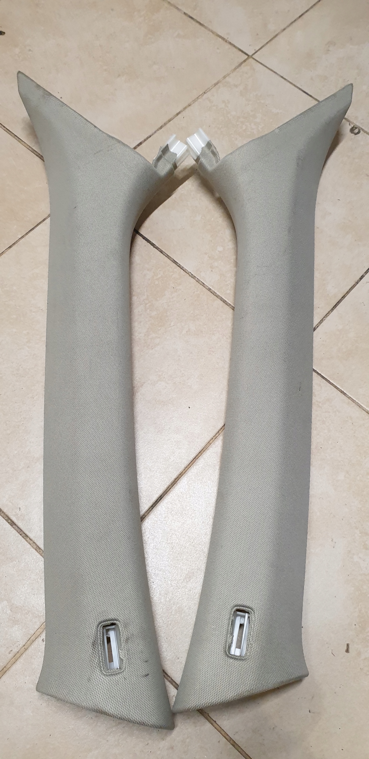 cover side pillar A left front AUDI Q5 8R grey OE
