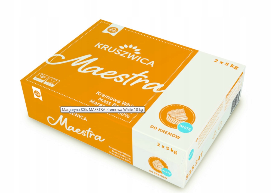 Margaryna white 80% Maestra 10 kg Kruszwica