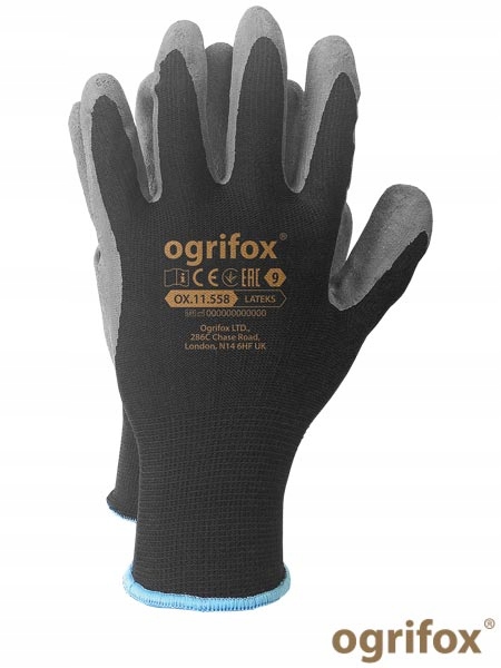 

Rękawice ochronne robocze Ogrifox Ox Lateks BS10