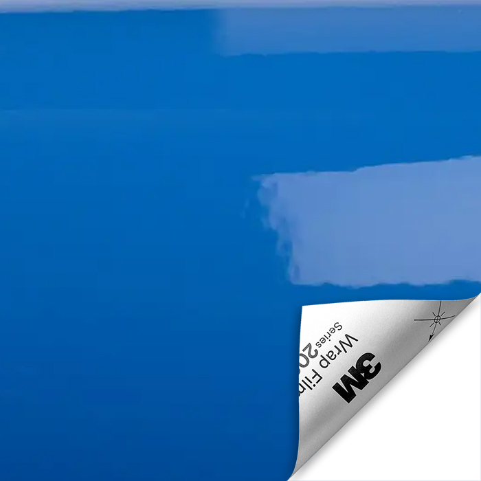 3M 2080 Fólie pro změnu barvy automobilu 50x152 G47 Gloss Intense Blue