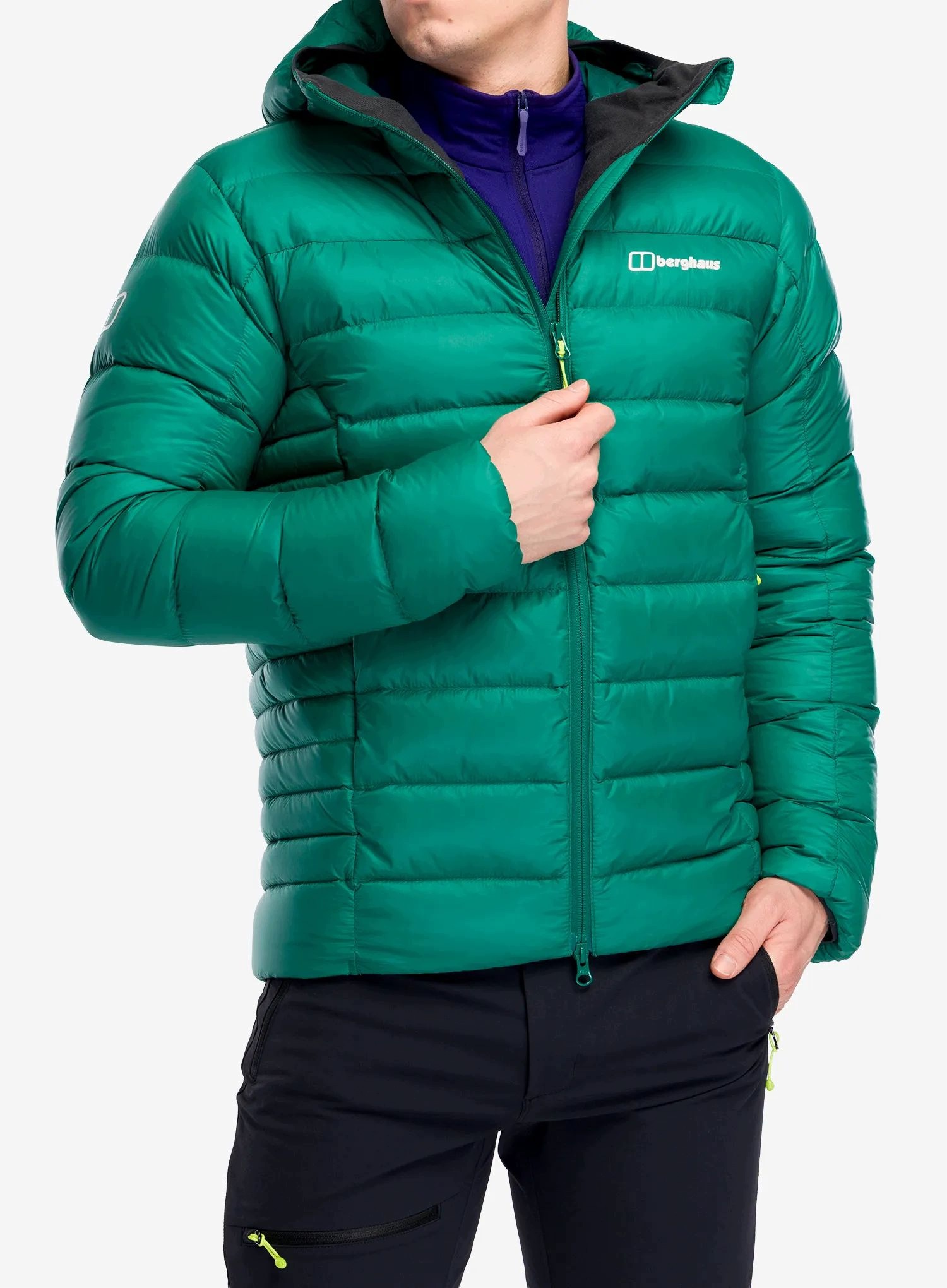 Péřová bunda Berghaus Summit-Nomad Down Jacket meadow zelená S