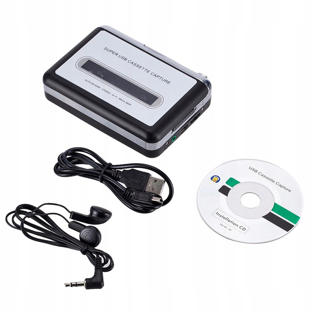 Konwerter kasety USB na MP3, audio USB Model Przechwytywanie kaset USB na MP3