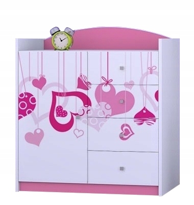 

Komoda Happy K08 Różowa